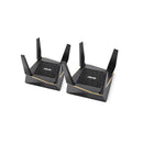 Asus Rt-ax92u(2-pk) 6100 Tri-band Wifi 6 (802.11ax) Gaming Router. Performance : 400 Mbps+ 867 Mbps+ 4804 Mbps.