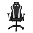 Cooler Master Caliber R1 Gaming Chair; Black And White; Recline; Height Adjust; Head And Lumbar Pillows; Premium Materials; Ergo