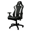 Cooler Master Caliber R1 Gaming Chair; Black And White; Recline; Height Adjust; Head And Lumbar Pillows; Premium Materials; Ergo