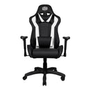 Cooler Master Caliber R1 Gaming Chair; Black And White; Recline; Height Adjust; Head And Lumbar Pillows; Premium Materials; Ergo