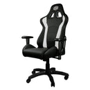 Cooler Master Caliber R1 Gaming Chair; Black And White; Recline; Height Adjust; Head And Lumbar Pillows; Premium Materials; Ergo