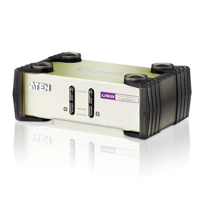 Aten 2-Port Usb Ps2 Vga Kvm With 2 Cables