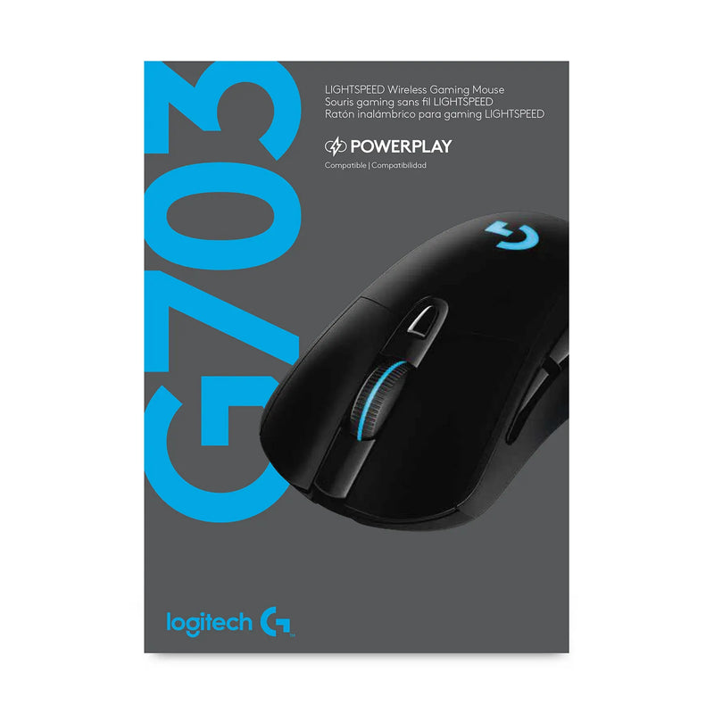 Logitech G703 Lightspeed Wireless Gaming Mouse With Lightspeed Wireless And Lightsync Rgb