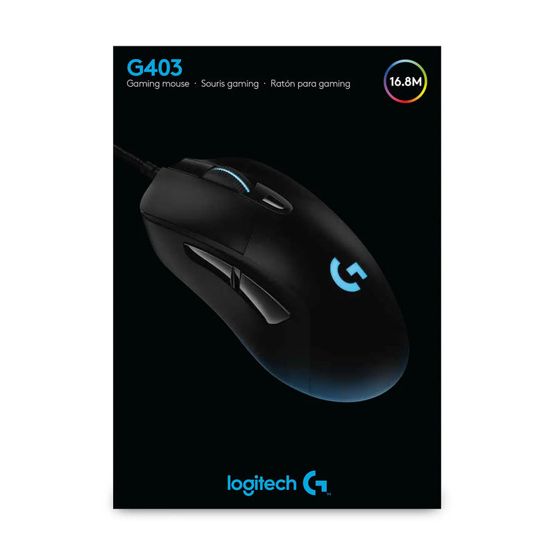 Logitech - G403 Hero Usb Gaming Mouse, Black