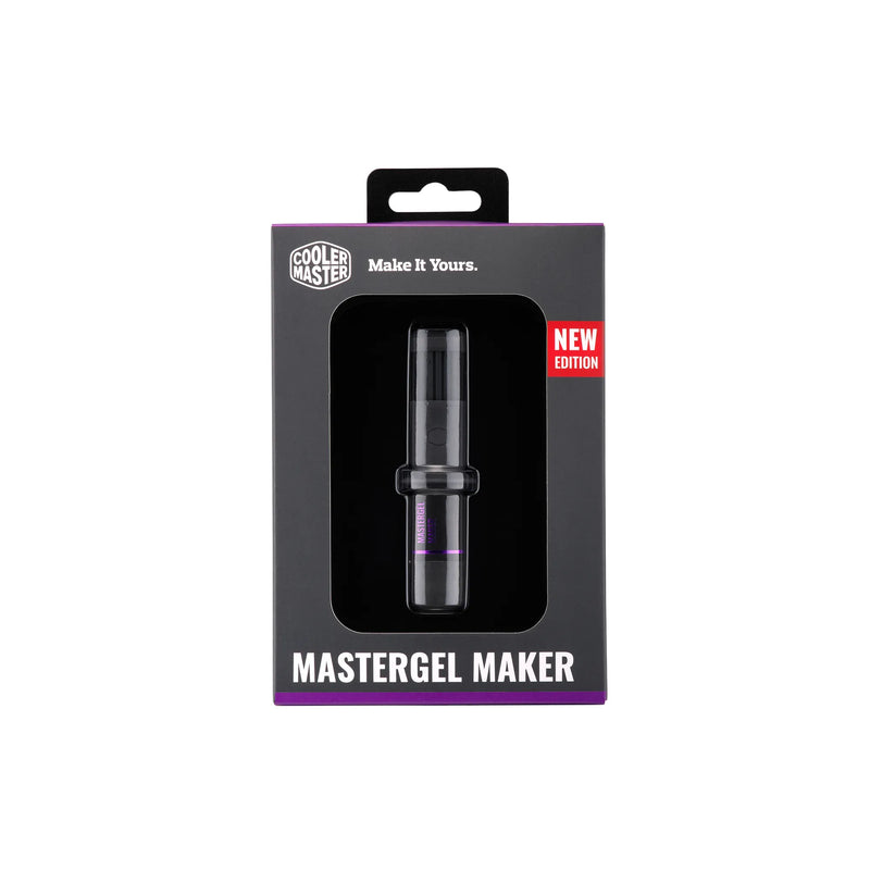 Cooler Master MasterGel Maker Thermal Paste With New Exclusive Flat Nozzle Syringe Design And Easy-To-Use And Remove Application - Grey Colour