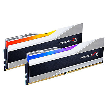 G.Skill Tridentz5 Rgb Ddr5-6000Mhz Cl40-40-40-76 1.3V 16Gb (2X16Gb) - Silver - F5-6000U4040E16Gx2-Tz5Rs