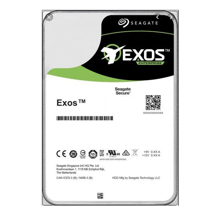 Seagate Exos X16 14tb Hdd; 3.5''; 6gb/s Sata 512e/4kn; 256mb Cache; Rpm 7200