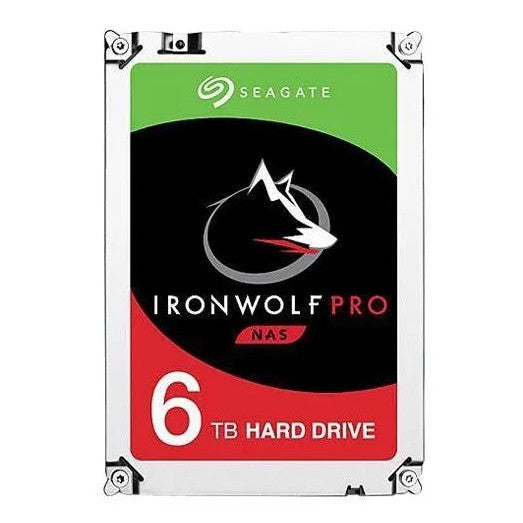 Seagate Ironwolf Pro 6Tb 3.5'' Hdd Nas  Sata 6Gb/S Interface  256Mb Cache  Rpm 7200