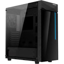Gigabyte C200 Glass Mid Tower Black Tempered Glass Side Panel Atx