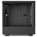 H510 Black/black Compact Mid-tower Case With Tempered Glass - 2x120mm Fans Incl - 4 Fans Supported
