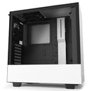 H510 White/black Compact Mid-tower Case With Tempered Glass