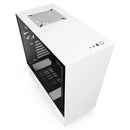 H510 White/black Compact Mid-tower Case With Tempered Glass