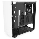 H510 White/black Compact Mid-tower Case With Tempered Glass