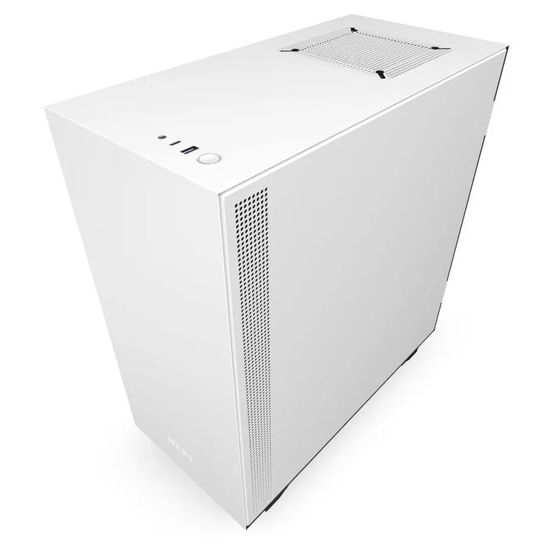 H510 White/black Compact Mid-tower Case With Tempered Glass