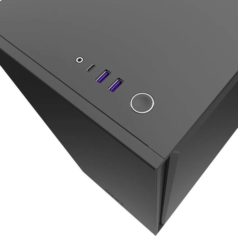 H710i Black/black Premium Atx Mid-tower With Lighting And Fan Control