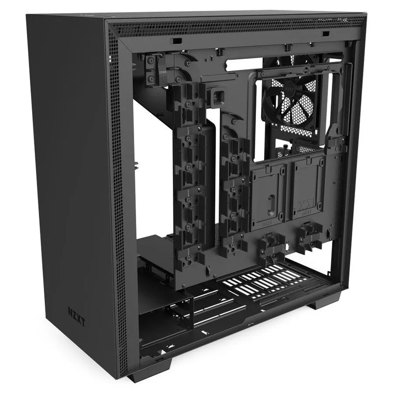 H710i Black/black Premium Atx Mid-tower With Lighting And Fan Control