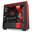 H710i Black/red Premium Atx Mid-tower With Lighting And Fan Control