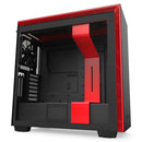 H710i Black/red Premium Atx Mid-tower With Lighting And Fan Control