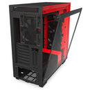 H710i Black/red Premium Atx Mid-tower With Lighting And Fan Control