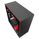 H710i Black/red Premium Atx Mid-tower With Lighting And Fan Control