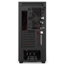 H710i Black/red Premium Atx Mid-tower With Lighting And Fan Control