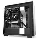 H710i White/black Premium Atx Mid-tower With Lighting And Fan Control