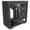H710 Black/black Mid-tower Case With Tempered Glass