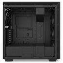 H710 Black/black Mid-tower Case With Tempered Glass