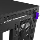H710 Black/black Mid-tower Case With Tempered Glass