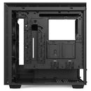 H710 Black/black Mid-tower Case With Tempered Glass