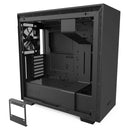 H710 Black/black Mid-tower Case With Tempered Glass