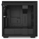 H710 Black/black Mid-tower Case With Tempered Glass