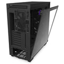H710 Black/black Mid-tower Case With Tempered Glass
