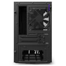 H210 Black/black Mini-itx Case With Tempered Glass