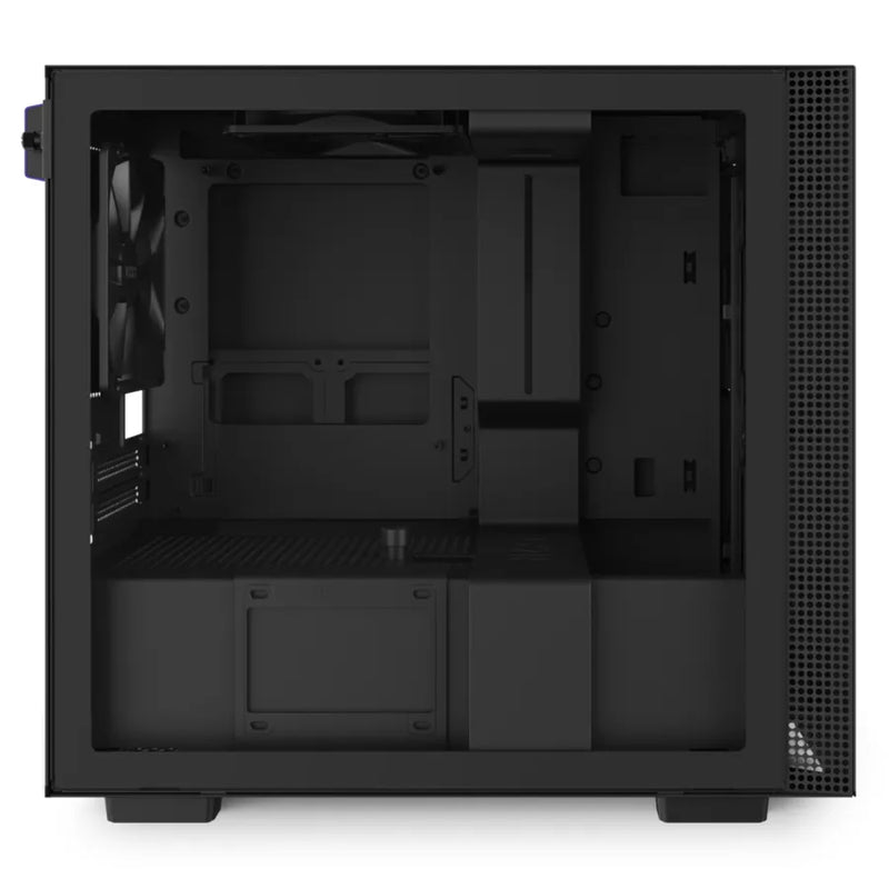 H210 Black/black Mini-itx Case With Tempered Glass