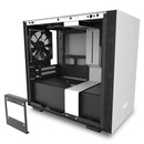 H210i White/black Mini-itx Case With Lighting And Fan Control
