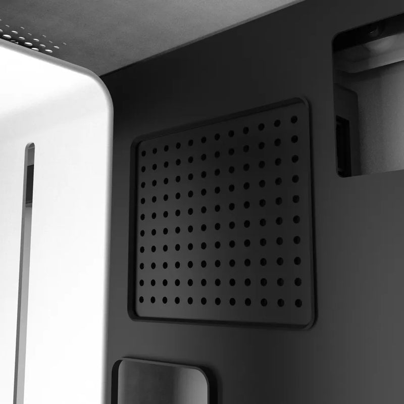 H210i White/black Mini-itx Case With Lighting And Fan Control