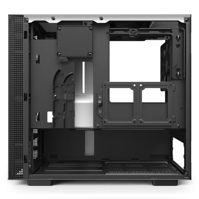 H210i White/black Mini-itx Case With Lighting And Fan Control