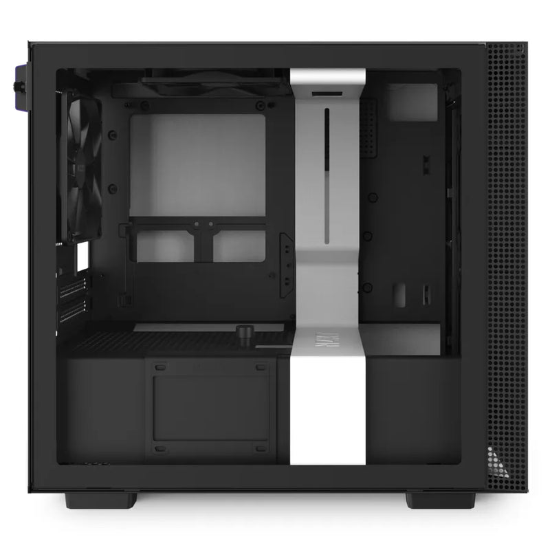 H210i White/black Mini-itx Case With Lighting And Fan Control