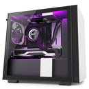 H210i White/black Mini-itx Case With Lighting And Fan Control