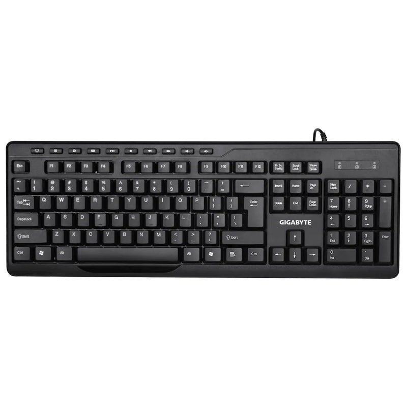 Gigabyte Km6300 Wired Usb Desktop Set - Desktop Keyboard & Mouse - Usb