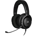 Corsair Hs35 Stereo Gaming Headset  Carbon - Multi Platform Compatibility 3.5Mm (1To2 Splitter Included)
