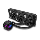 Rog Strix Lc 360 All-in-one Liquid Cpu Cooler With Aura Sync Rgb; And Triple Rog 120mm Radiator Fans