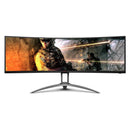 Aoc Monitor: 49' Curved 5120 X 1440 165Hz Display Port Hdmi G-Sync Freesync Hdr400 4Year Warranty
