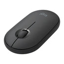 Logitech Pebble M350 Wireless Mouse - Graphite - 2.4Ghz Bt - N A - Emea - Closed Box