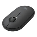 Logitech Pebble M350 Wireless Mouse - Graphite - 2.4Ghz Bt - N A - Emea - Closed Box