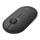 Logitech Pebble M350 Wireless Mouse - Graphite - 2.4Ghz Bt - N A - Emea - Closed Box