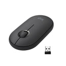 Logitech Pebble M350 Wireless Mouse - Graphite - 2.4Ghz Bt - N A - Emea - Closed Box