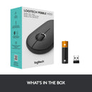 Logitech Pebble M350 Wireless Mouse - Graphite - 2.4Ghz Bt - N A - Emea - Closed Box
