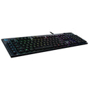 Logitech G815 Lightsync Rgb Mechanical Gaming Keyboard – Gl Linear - Carbon - Us Int'L - Usb - N A - Intnl - Linear Switch A - I